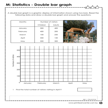 Double Bar Graph Worksheets Double Bar Graph Worksheet Grade 5 Best